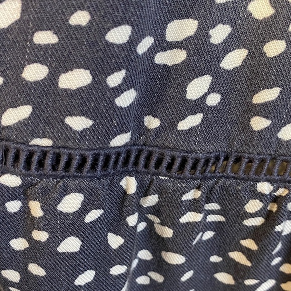 Isabel Maternity Navy and White Long Sleeve Dress XXL - Picture 3 of 6